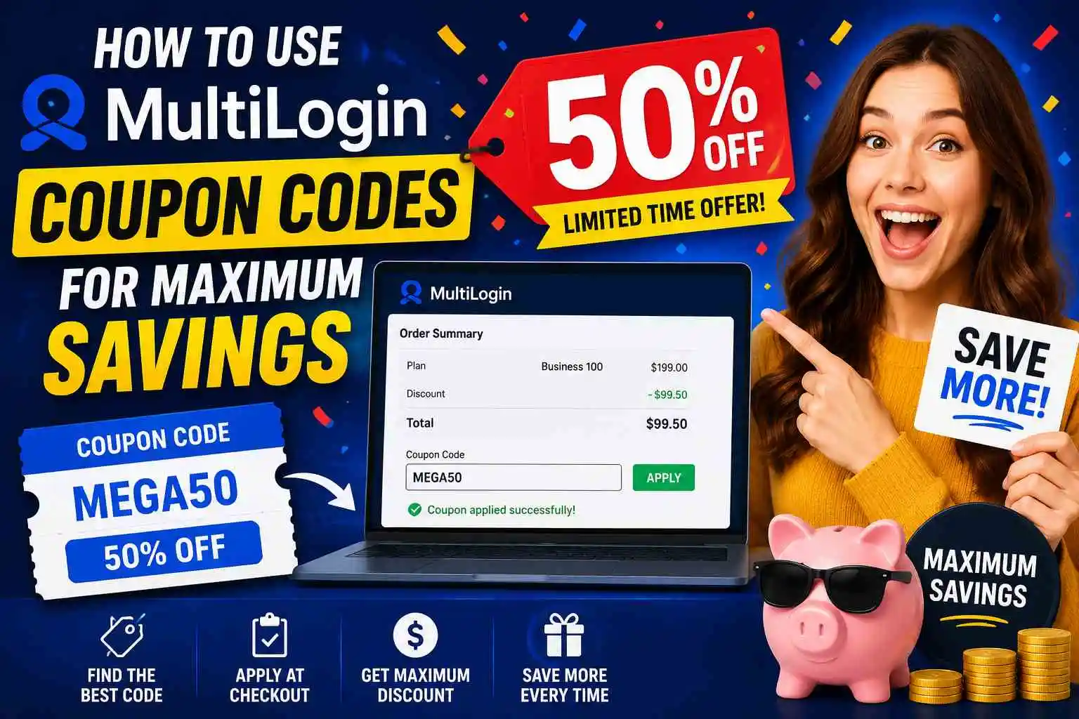 MultiLogin coupon codes guide